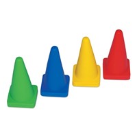 Cones 4 Inch - Flexible (World Athletics)